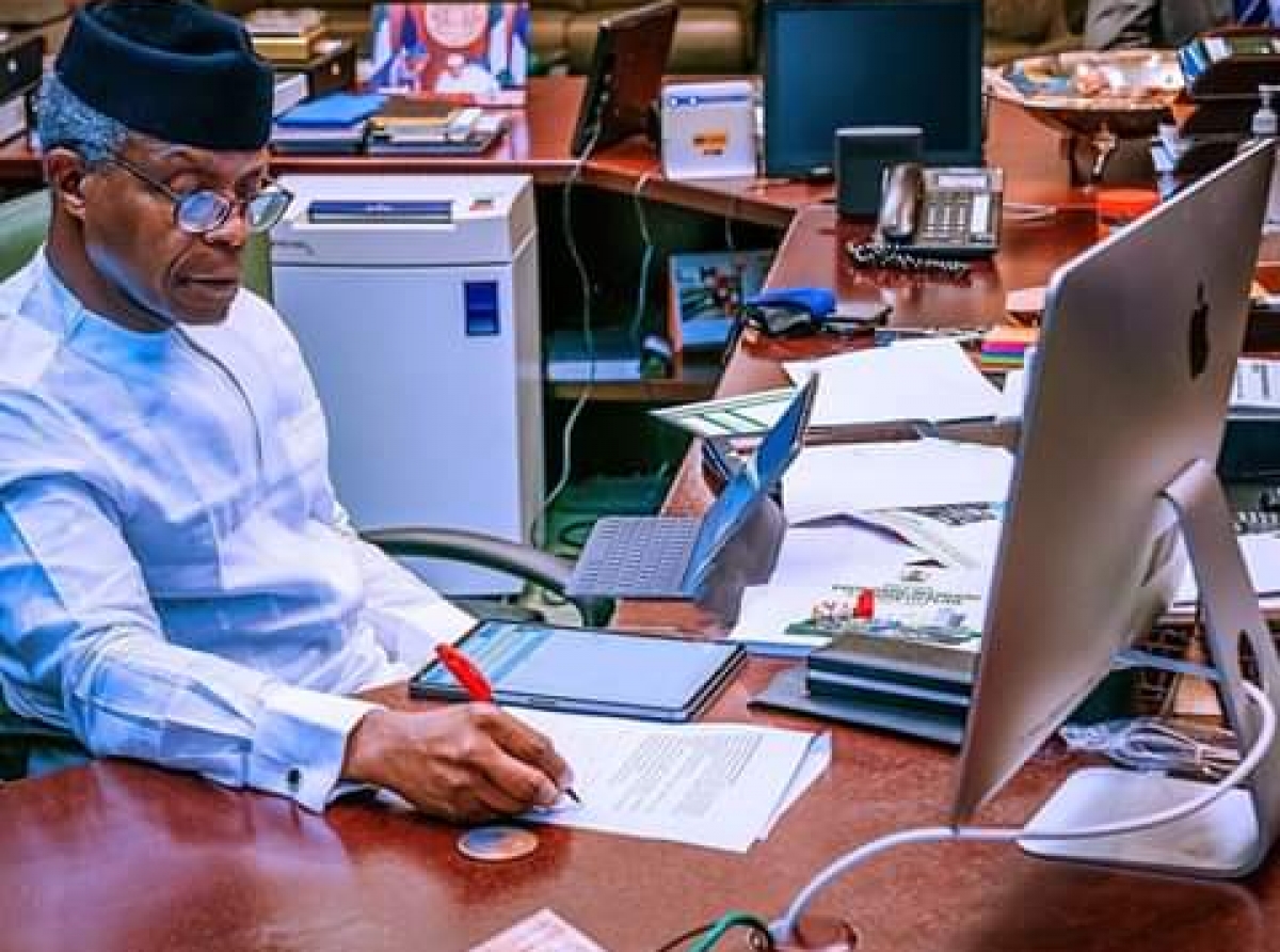 Heritage Bank,Dukia Gold partnership on Gold Mining will boost Nigeria's Post Covid Economy....Vice President Osinbajo