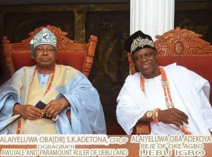 Prince Stephen Adekoya replaces late Oba Olaoye Abass as Beje Roku Oke Agbo Ijebu Igbo