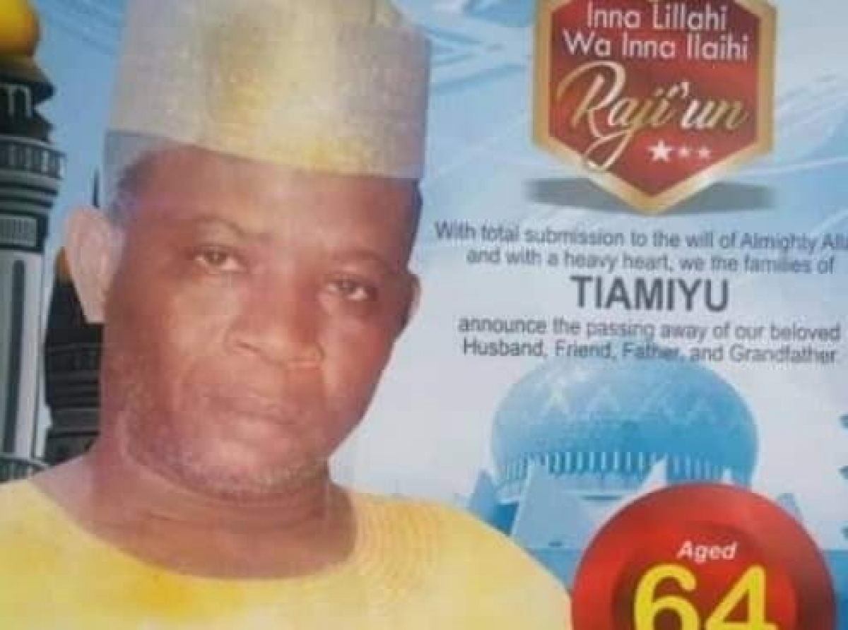 Popular Industrialist, Safiriyu Tiamiyu of ST Soap fame dies at 64…How allegations of money ritual turned him to a recluse,years back