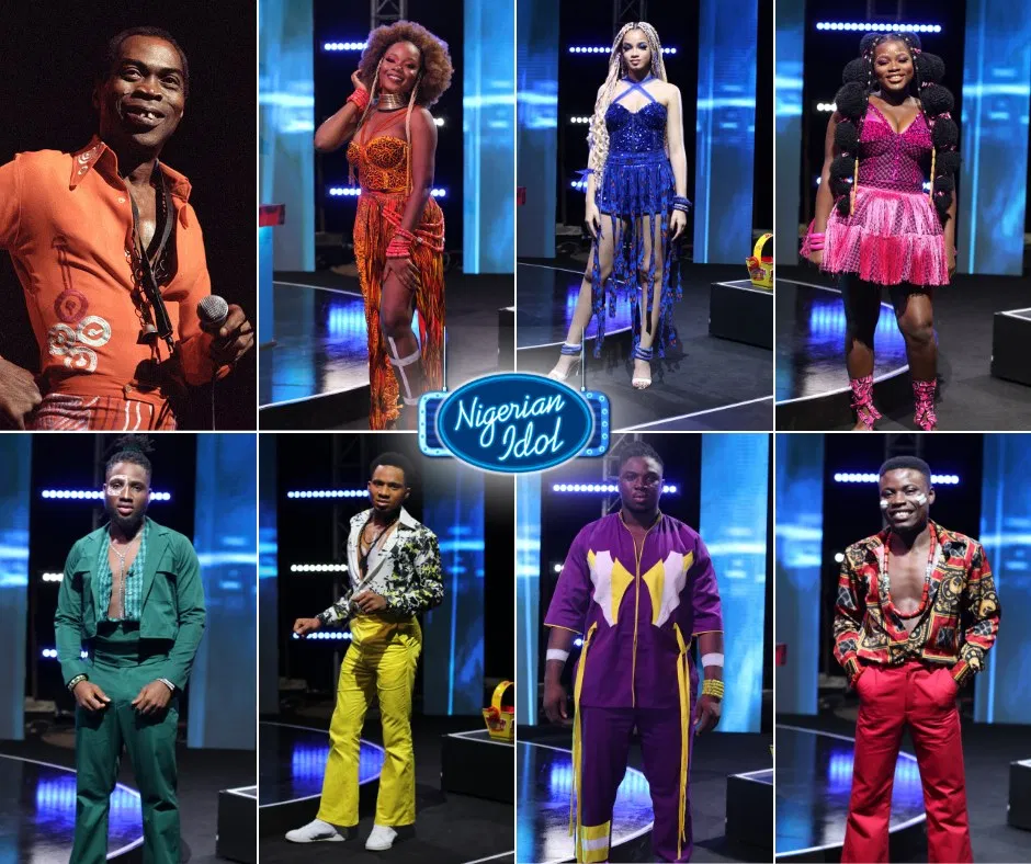 Contestants on Bigi Sponsored Nigerian Idol Performed Incredibly with Songs Dedicated to Afrobeat legend, Fela Anikulapo Kuti