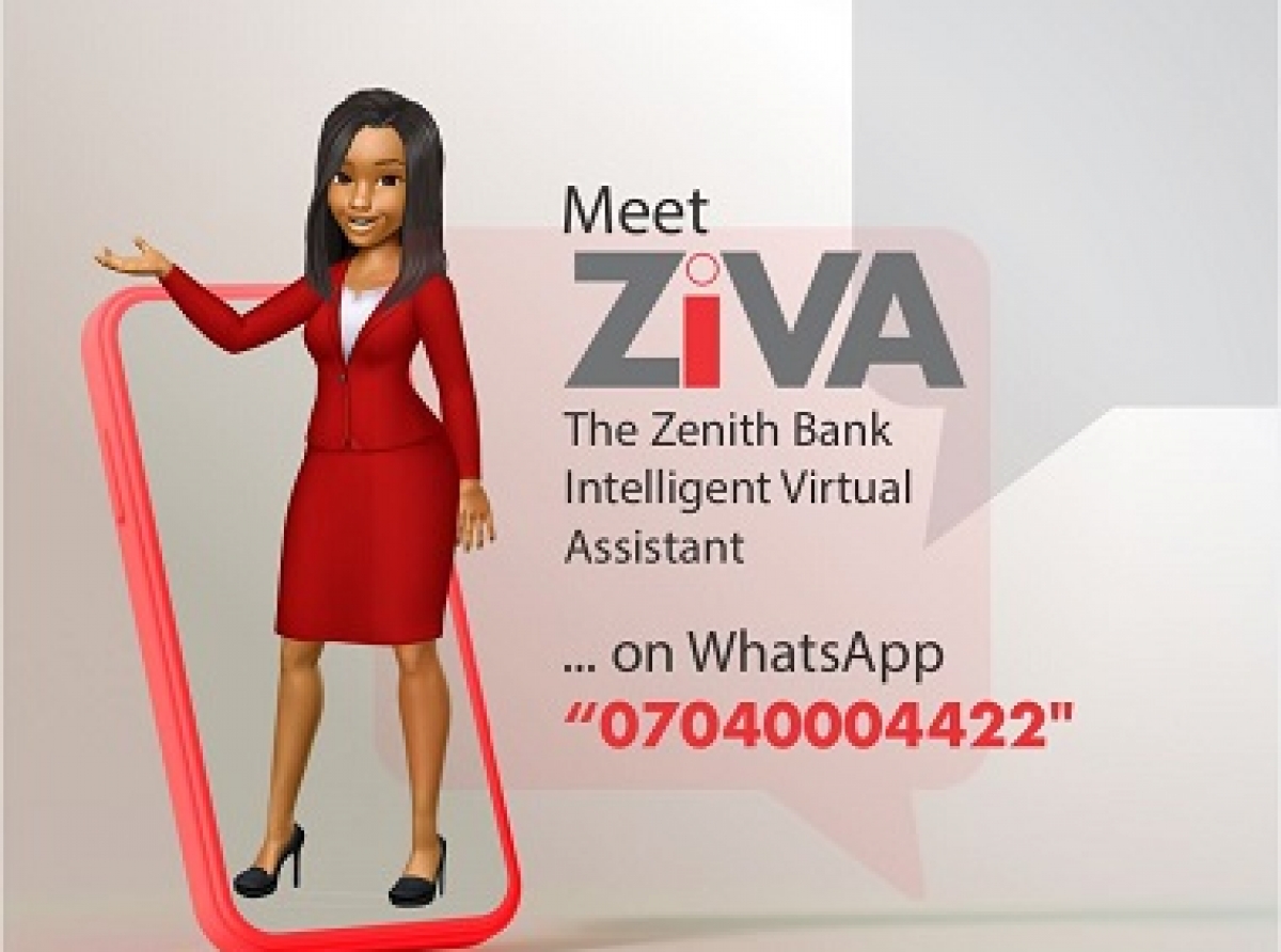 Zenith Bank Launches Intelligent Chatbot,Ziva