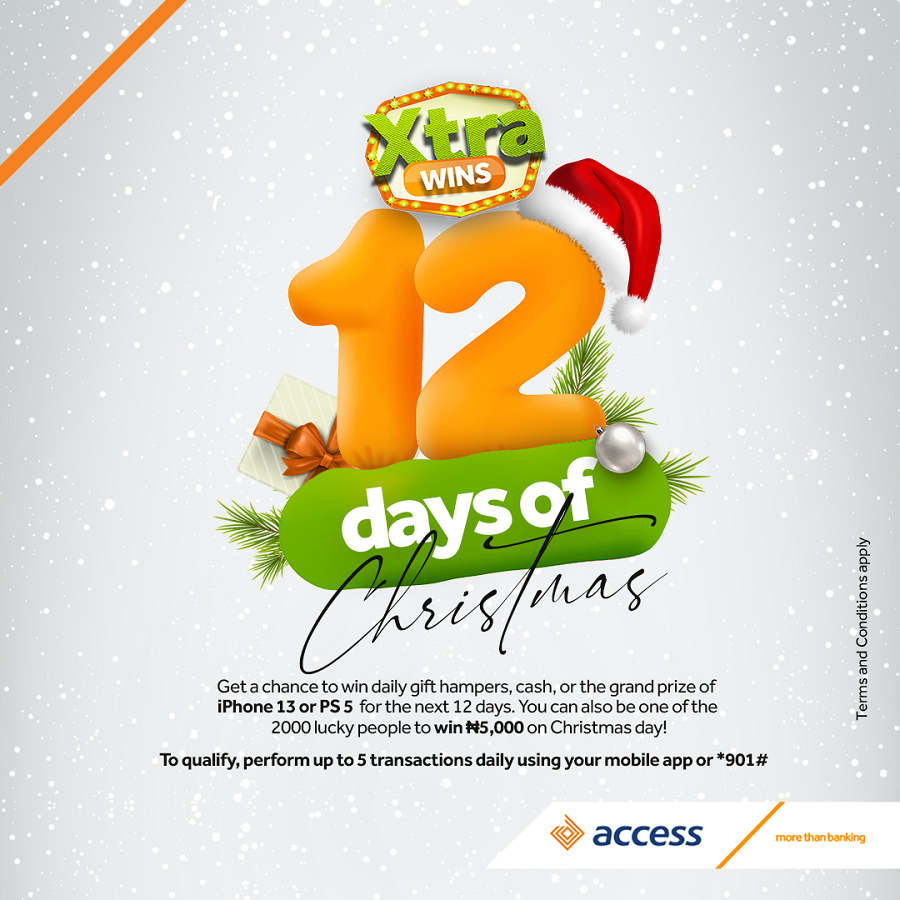 Access Bank excites Customers in '12 Days of Christmas' offer