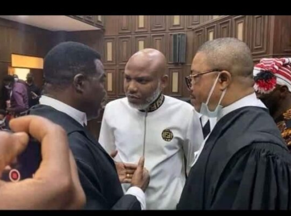 Court adjourns Nnamdi Kanu’s trial....As Ozekhome takes over as Lead Counsel