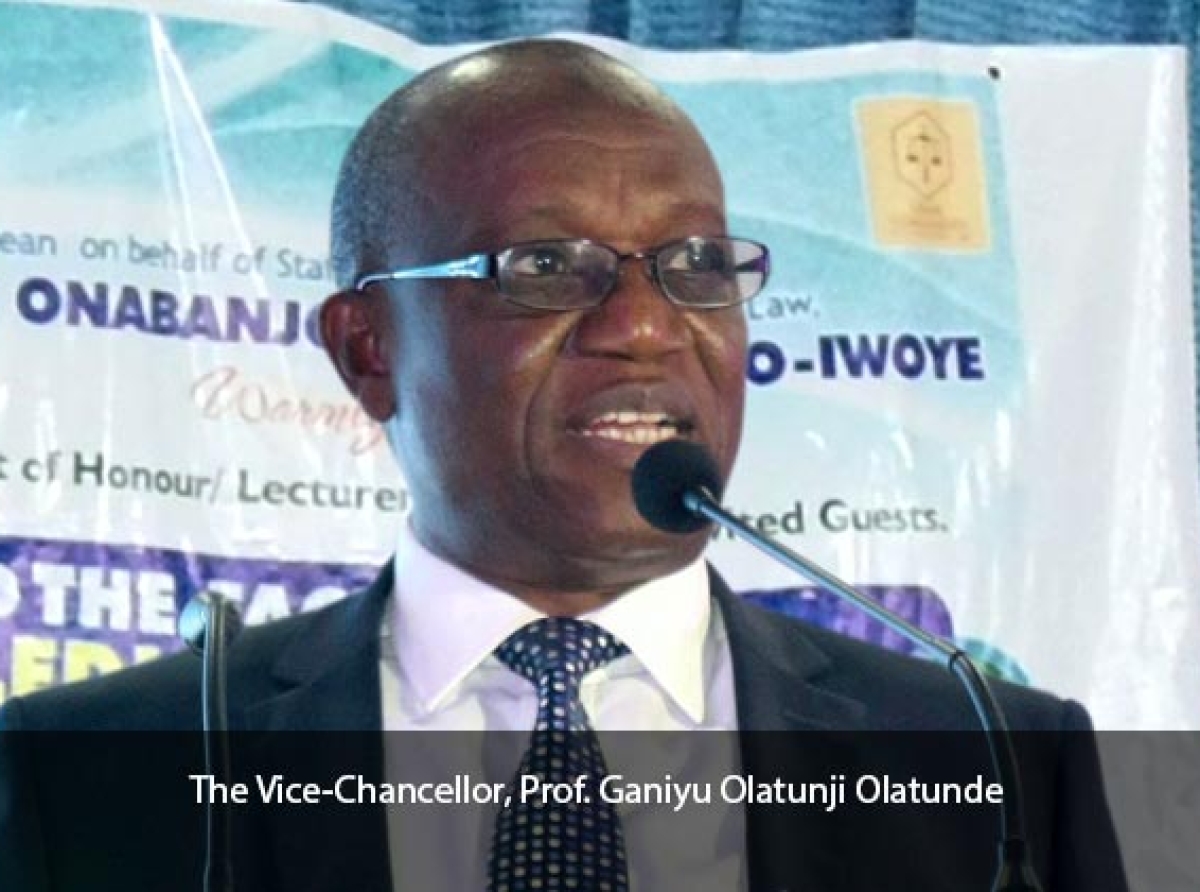 30th Convocation! We are sure of our products,they can defend their certificates...OOU VC,Ganiyu Olatunde boasts