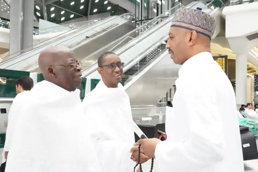 Tinubu goes to Saudi Arabia for less hajj