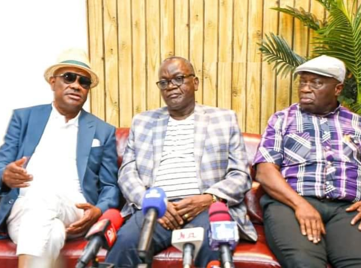 Why we met Obasanjo,Atiku,Tinubu, Obi in London – Wike