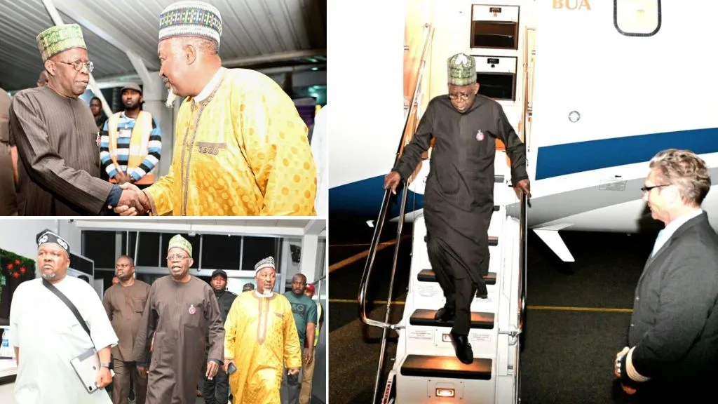 Tinubu returns to Nigeria after performing Lesser Hajj in Saudi Arabia