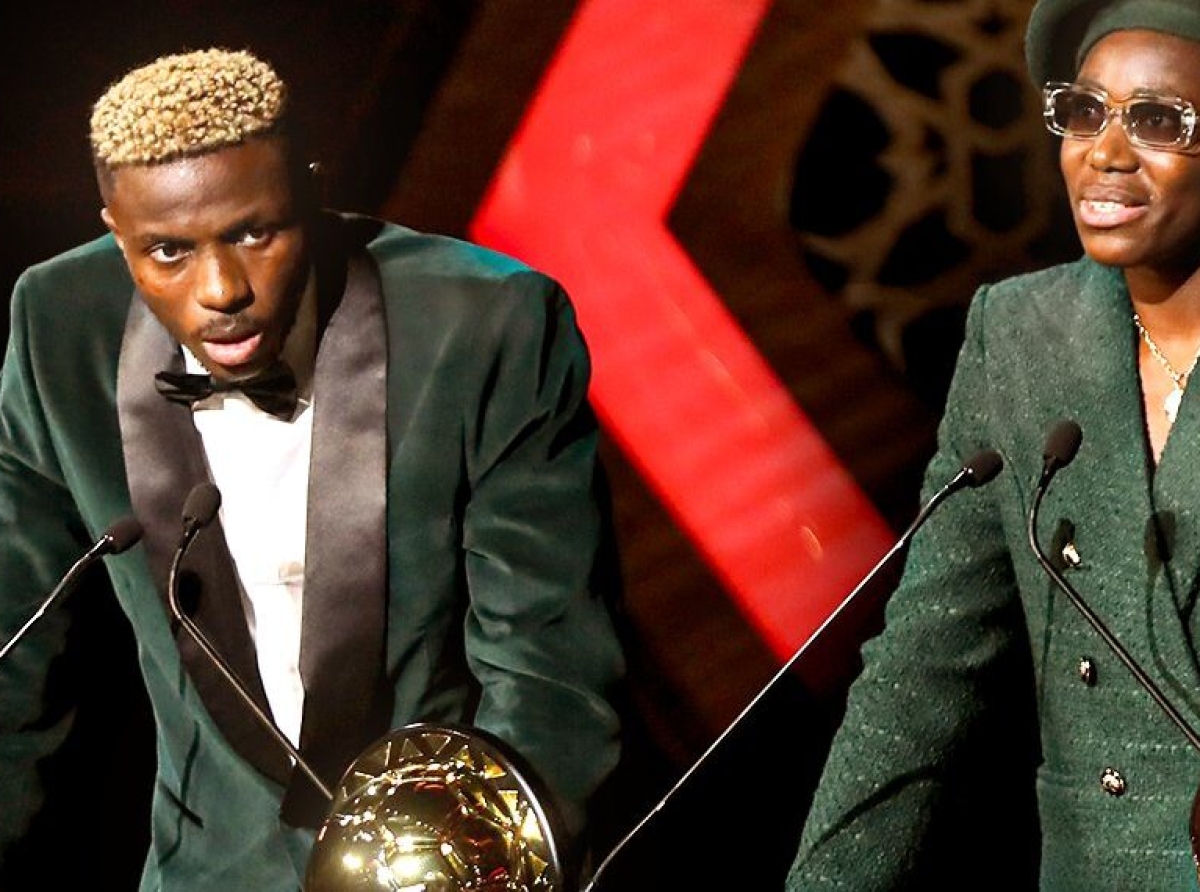 CAF 2023! Victor Osimhen wins African Player of The Year..As Asisat Oshoala wins sixth Women’s Player Award
