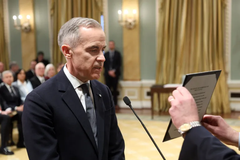 Canada! Mark Carney sworn in as new Prime Minister, replacing Justin Trudeau