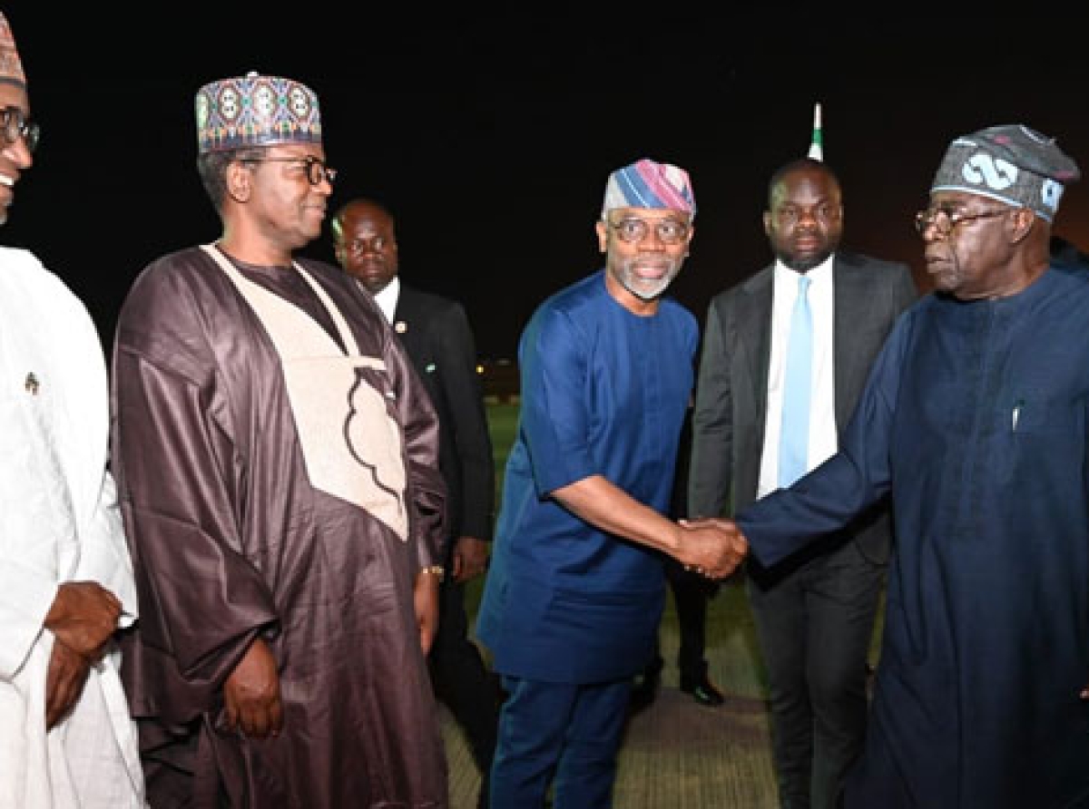 President Tinubu returns to Abuja after UK, France trip